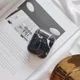 Apple AirPods Hard Plastic Hoesje met Marmer Print Zwart / Wit afbeelding 3