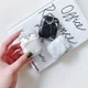 Apple AirPods Hard Plastic Hoesje met Marmer Print Zwart / Wit afbeelding 4