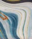 Apple AirPods Hard Plastic Hoesje met Marmer Print Blauw / Wit afbeelding 2