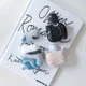 Apple AirPods Hard Plastic Hoesje met Marmer Print Blauw / Wit afbeelding 5