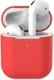 Apple AirPods Flexibel Zacht Siliconen Hoesje Rood afbeelding 1