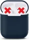 Apple AirPods Stevig Siliconen Hoesje Donker Blauw afbeelding 5