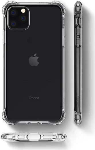 Spigen Rugged Crystal Hoesje Apple iPhone 11 Pro Transparant afbeelding 3