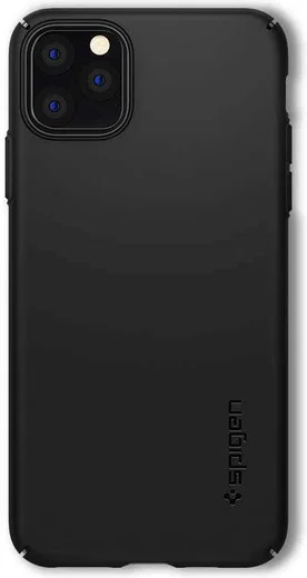 Spigen Thin Fit Air Apple iPhone 11 Pro Max Hoesje Zwart afbeelding 1