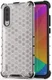 Xiaomi Mi A3 Hybride Honinggraat Hoesje Transparant afbeelding 1