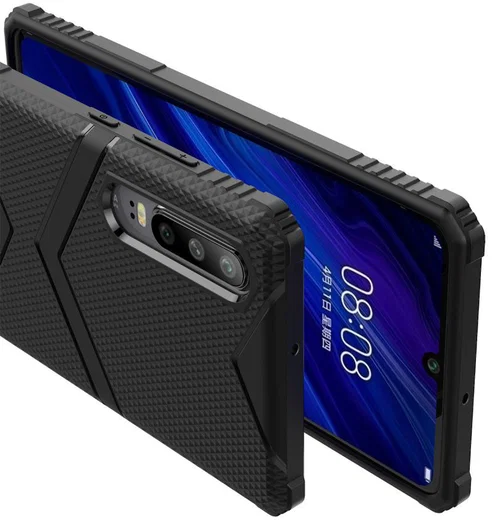 Huawei P30 TPU Shield Hoesje Zwart afbeelding 5