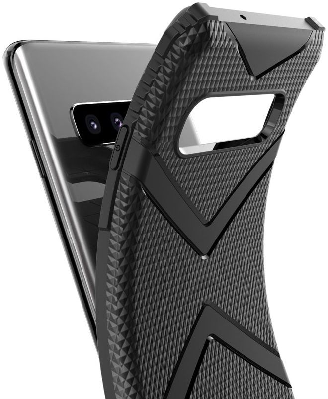 Samsung Galaxy S10 TPU Shield Hoesje Zwart afbeelding 2