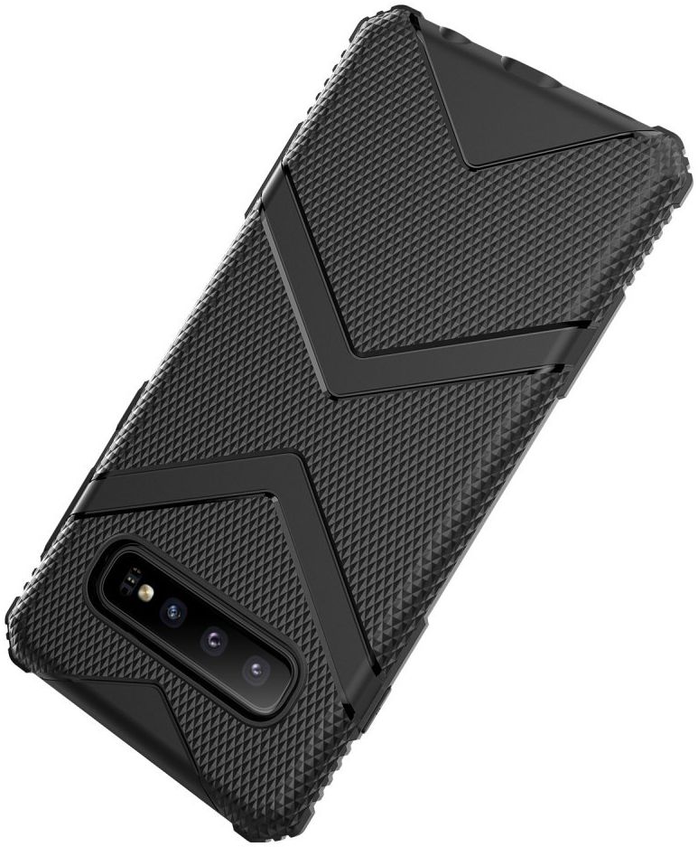 Samsung Galaxy S10 TPU Shield Hoesje Zwart afbeelding 3