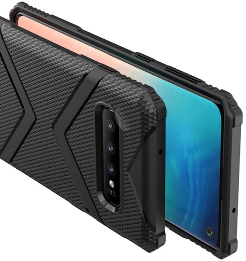 Samsung Galaxy S10 TPU Shield Hoesje Zwart afbeelding 5