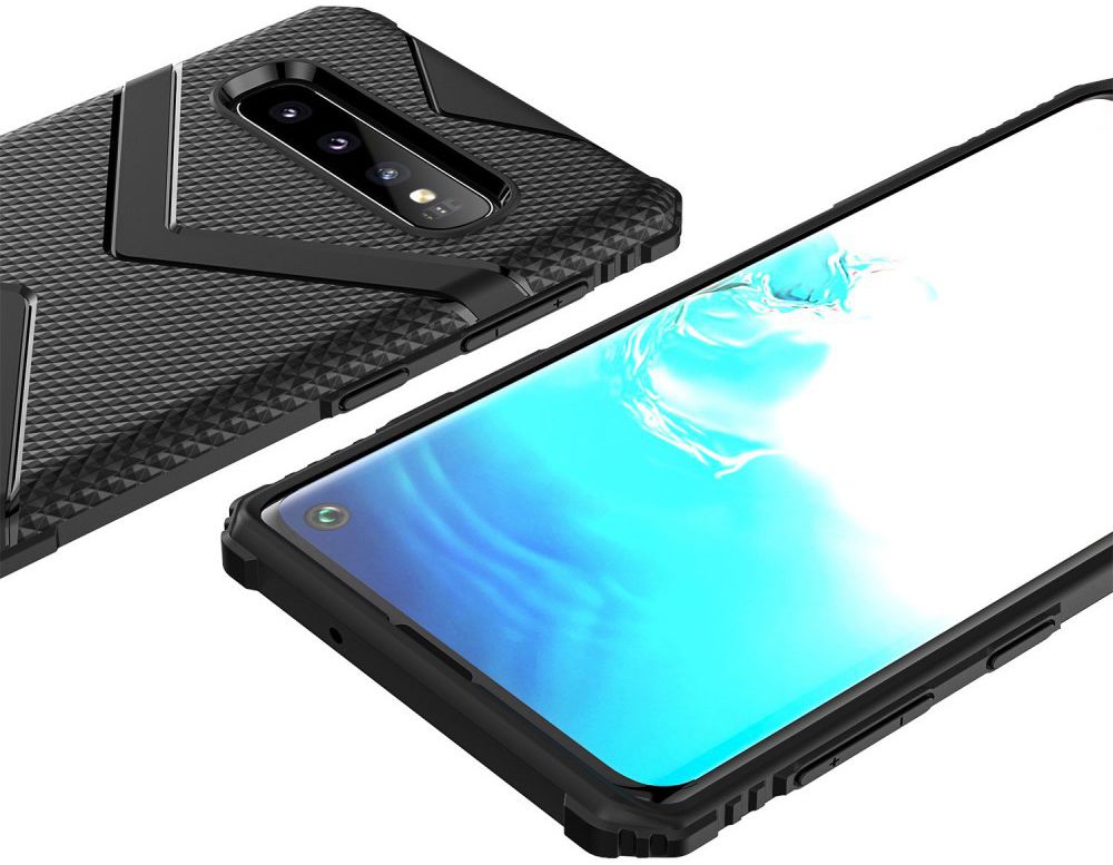 Samsung Galaxy S10 TPU Shield Hoesje Zwart afbeelding 6