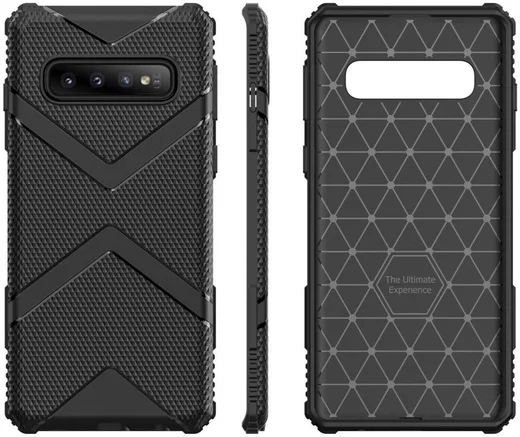 Samsung Galaxy S10 TPU Shield Hoesje Zwart afbeelding 7