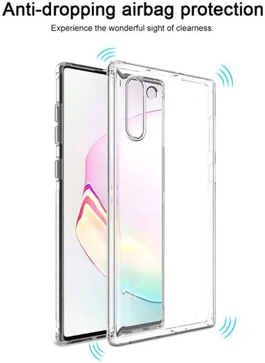 IMAK UX-6 Series Samsung Galaxy Note 10 Hoesje TPU Transparant afbeelding 4