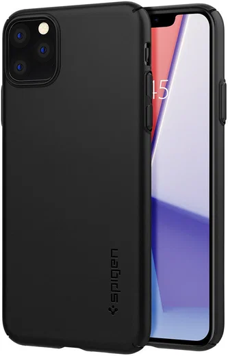 Spigen Thin Fit Air Apple iPhone 11 Pro Hoesje Zwart afbeelding 1