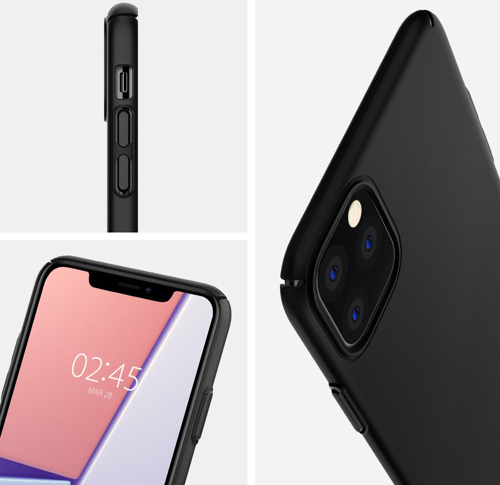 Spigen Thin Fit Air Apple iPhone 11 Pro Hoesje Zwart afbeelding 5