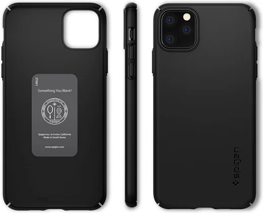 Spigen Thin Fit Air Apple iPhone 11 Pro Hoesje Zwart afbeelding 6