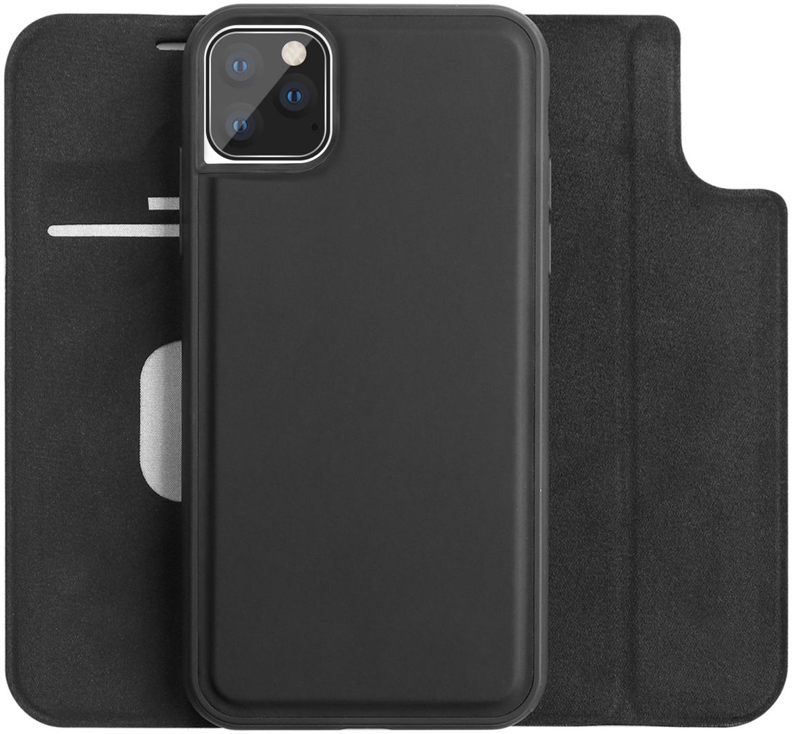 Apple iPhone 11 Pro Hoesje 2-in-1 Book Case en Back Cover Zwart afbeelding 1