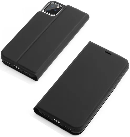 Apple iPhone 11 Pro Hoesje 2-in-1 Book Case en Back Cover Zwart afbeelding 6