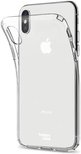 HappyCase Apple iPhone XS Flexibel TPU Hoesje Clear Print afbeelding 5