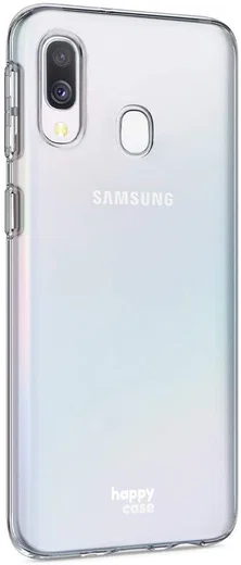 HappyCase Samsung Galaxy A40 Flexibel TPU Hoesje Clear Print afbeelding 5
