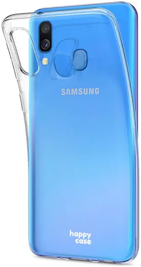 HappyCase Samsung Galaxy A40 Flexibel TPU Hoesje Clear Print afbeelding 4