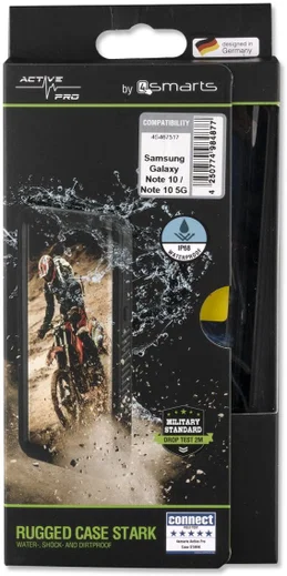 4smarts Active Pro STARK Waterbestendig Hoesje Galaxy Note 10 Zwart afbeelding 6