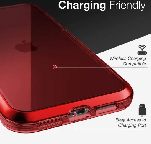 Raptic Air Apple iPhone 11 Hoesje Back Cover Rood afbeelding 12