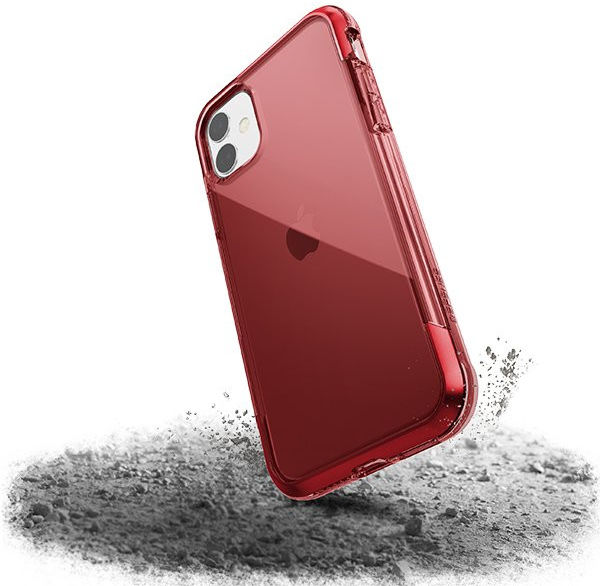 Raptic Air Apple iPhone 11 Hoesje Back Cover Rood afbeelding 2