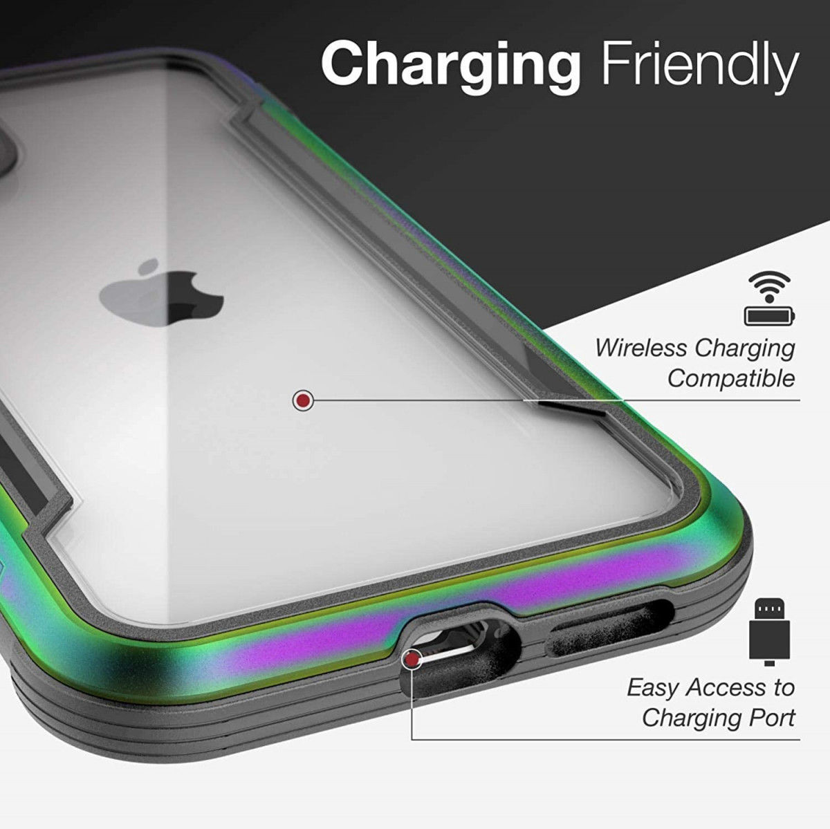 Raptic Shield Apple iPhone 11 Hoesje Militair Getest 3M Iridescent afbeelding 10