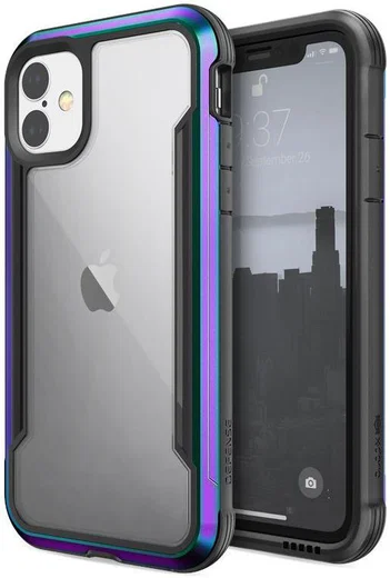Raptic Shield Apple iPhone 11 Hoesje Militair Getest 3M Iridescent afbeelding 1