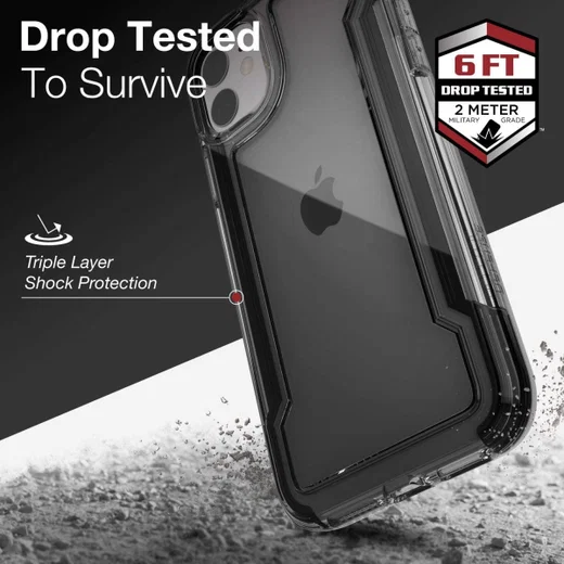 Raptic Clear Apple iPhone 11 Hoesje Transparant Zwart afbeelding 10