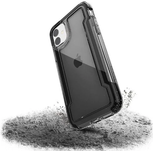 Raptic Clear Apple iPhone 11 Hoesje Transparant Zwart afbeelding 2