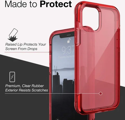 Raptic Air Apple iPhone 11 Pro Hoesje Rood afbeelding 10
