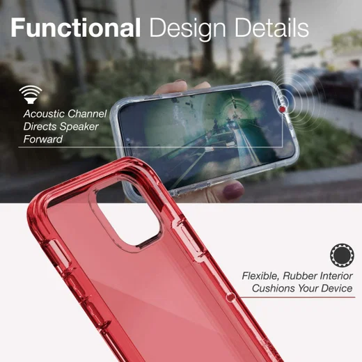 Raptic Air Apple iPhone 11 Pro Hoesje Rood afbeelding 12
