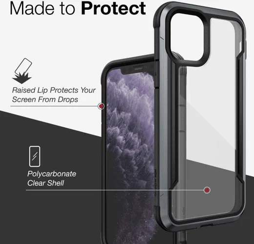 Raptic Shield Apple iPhone 11 Pro Hoesje Militair Getest 3M Zwart afbeelding 7