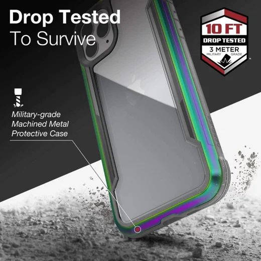 Raptic Shield Apple iPhone 11 Pro Hoesje Militair Getest 3M Iridescent afbeelding 8