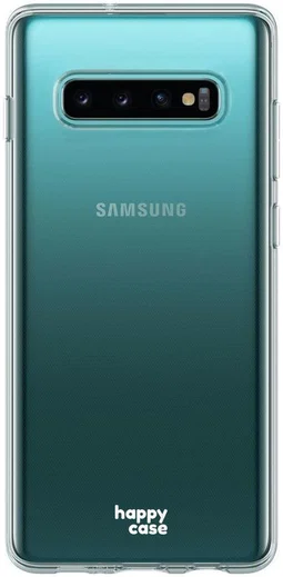 HappyCase Galaxy S10 Flexibel TPU Hoesje Clear Print afbeelding 1