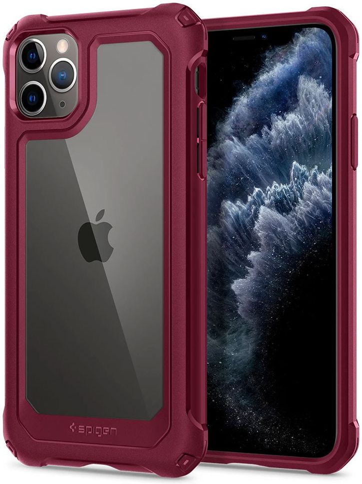Spigen Gauntlet Apple iPhone 11 Pro Max Hoesje Rood afbeelding 1
