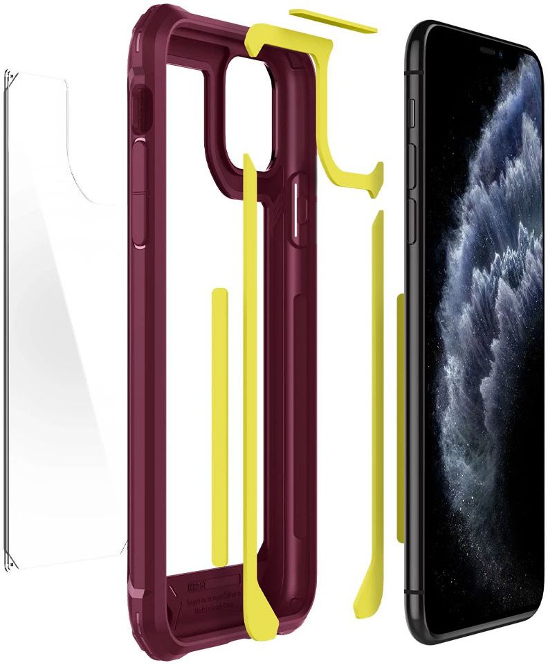 Spigen Gauntlet Apple iPhone 11 Pro Max Hoesje Rood afbeelding 7