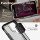 Raptic Clear Apple iPhone 11 Pro Hoesje Transparant/Zwart afbeelding 12
