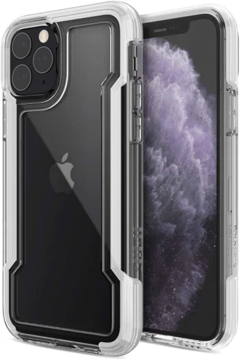 Raptic Clear Apple iPhone 11 Pro Hoesje Transparant/Wit afbeelding 1