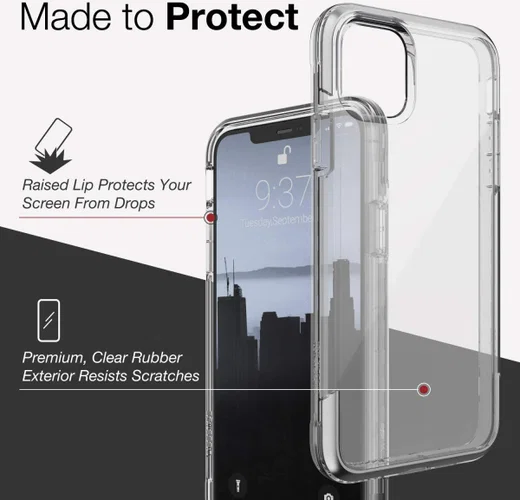 Raptic Air Apple iPhone 11 pro max hoesje transparant shockproof tpu afbeelding 10