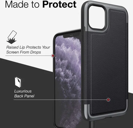 Raptic Prime Apple iPhone 11 Pro Max Hoesje Zwart afbeelding 12