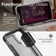 Raptic Clear Apple iPhone 11 Pro Max Hoesje Transparant/Zwart afbeelding 12