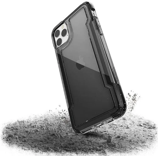 Raptic Clear Apple iPhone 11 Pro Max Hoesje Transparant/Zwart afbeelding 9