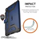 Urban Armor Gear Metropolis Case iPad 10.2 2019 / 2020 / 2021 Cobalt afbeelding 3