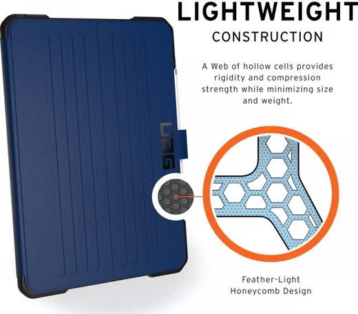 Urban Armor Gear Metropolis Case iPad 10.2 2019 / 2020 / 2021 Cobalt afbeelding 4
