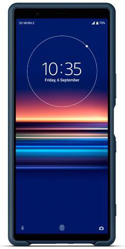 Sony Style Cover Solid Hoesje Xperia 5 Blauw afbeelding 2