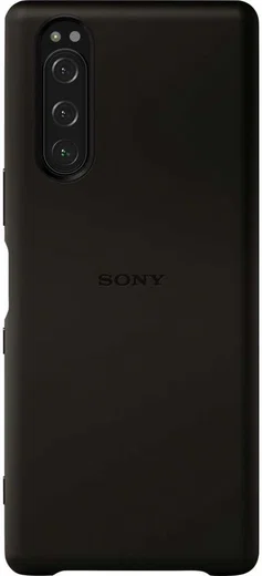 Sony Style Cover Solid Hoesje Xperia 5 Zwart afbeelding 1