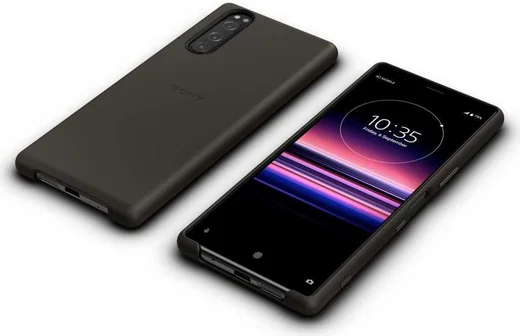 Sony Style Cover Solid Hoesje Xperia 5 Zwart afbeelding 5