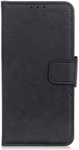 Nokia 6.2 / 7.2 Portemonnee Hoesje Lychee Zwart afbeelding 1